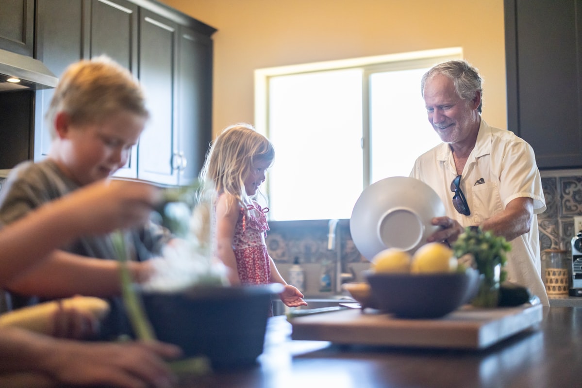 Familienfreundliches Abendessen